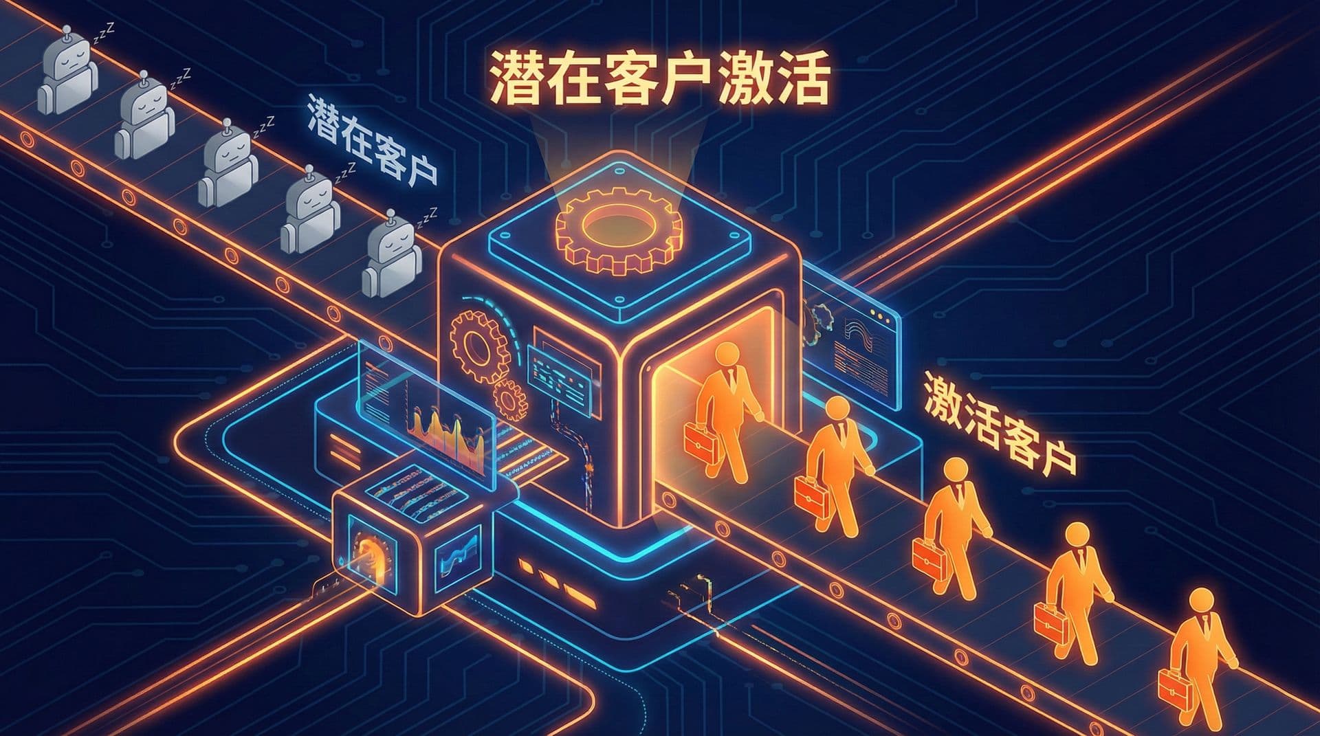你的 CRM 里躺着 90% 的“沉睡客户”:如何搭建一套 24 小时工作的自动化销售系统?